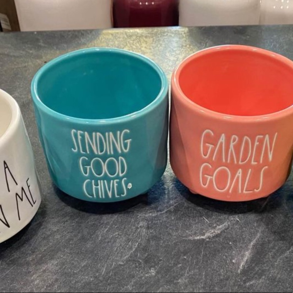 Rae Dunn Mini Plant  Pots